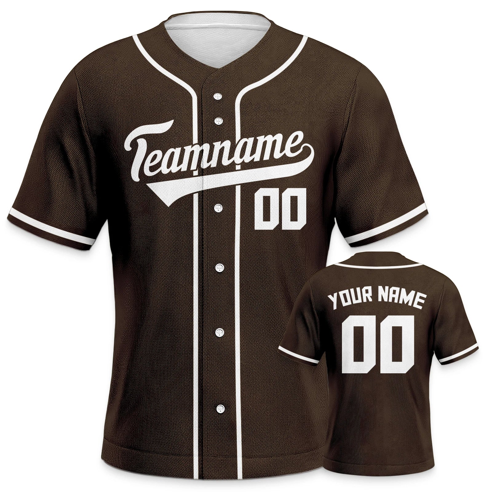 Custom Baseball Jersey for Youth Plain Personalized Baseball Uniform with Printed Team Name, Your Name and Number