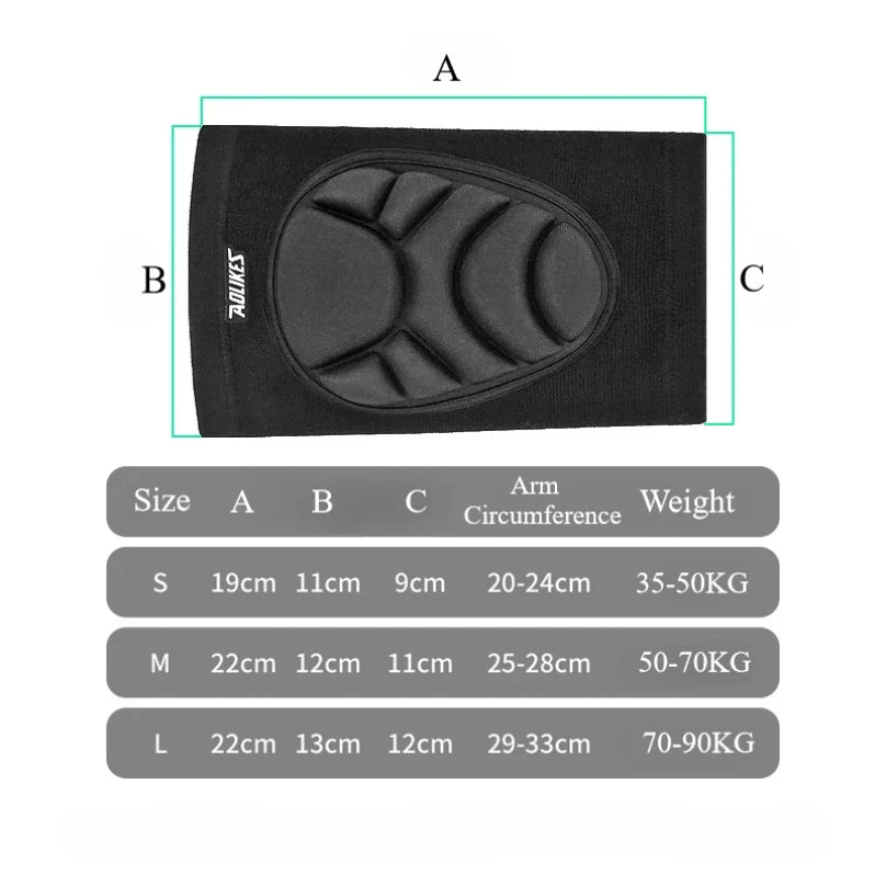1 Pair Elbow Pads Elbow Protector with Sponge Support and Elbow Brace