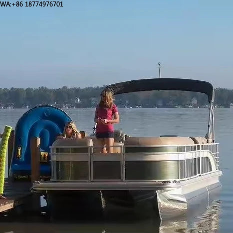 Pontoon Boat Accessories Catamaran Aluminum Customize Welding 3 Years Drifting