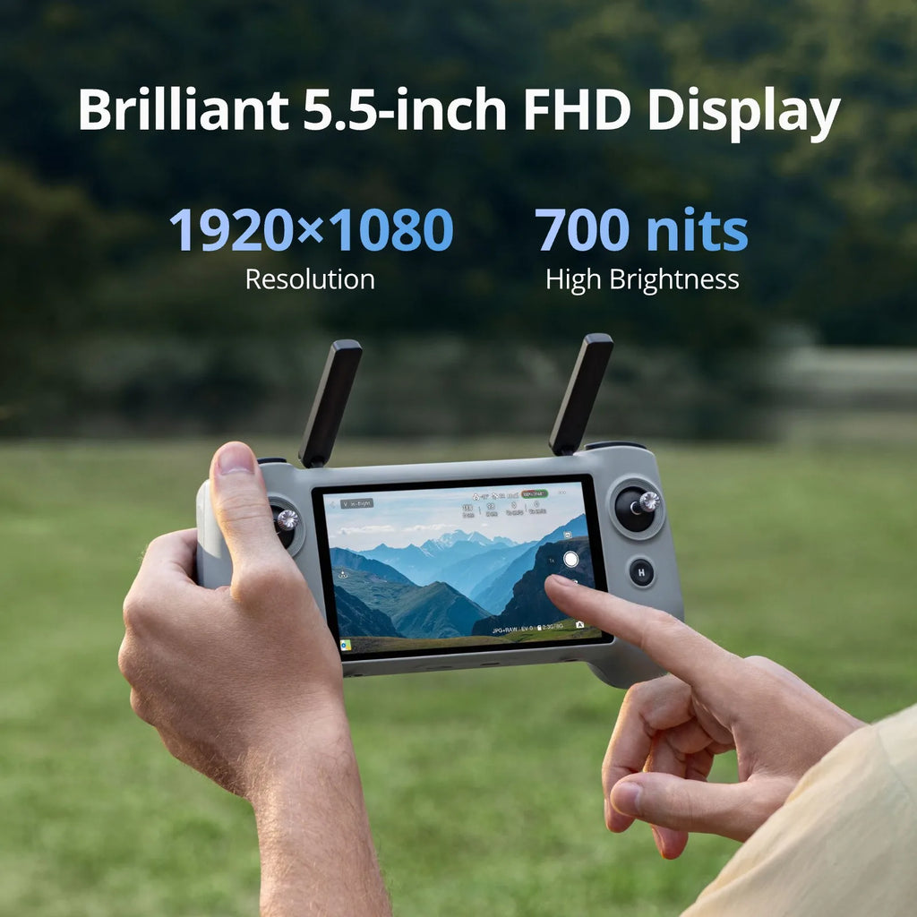 ATOM 2 Drone with PTD 1 Remote Control 4K Video, 8K Photo Camera 10KM 2.7K Vertical Shoot, AI Night Shoting AI Track