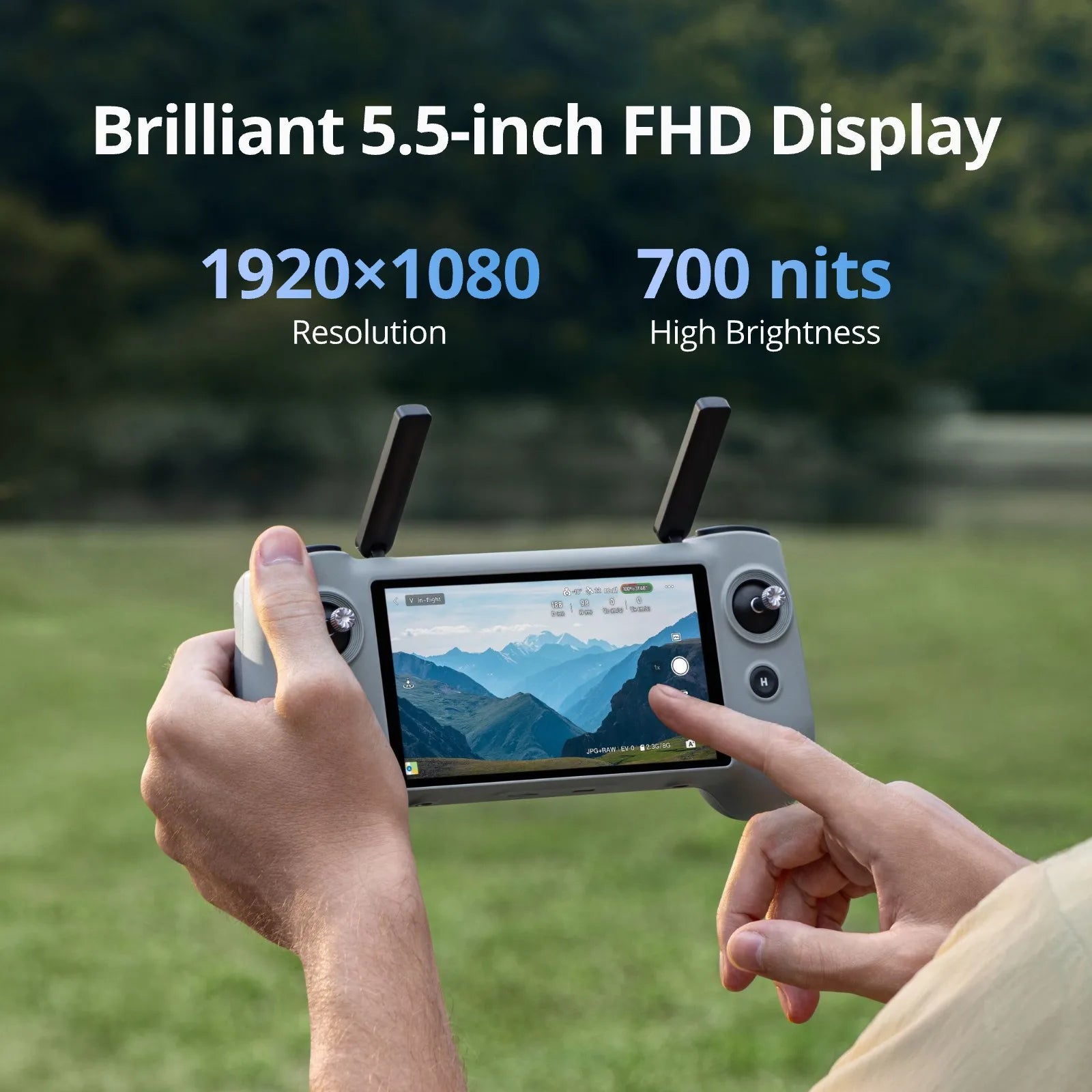 ATOM 2 Drone with PTD 1 Remote Control 4K Video, 8K Photo Camera 10KM 2.7K Vertical Shoot, AI Night Shoting AI Track