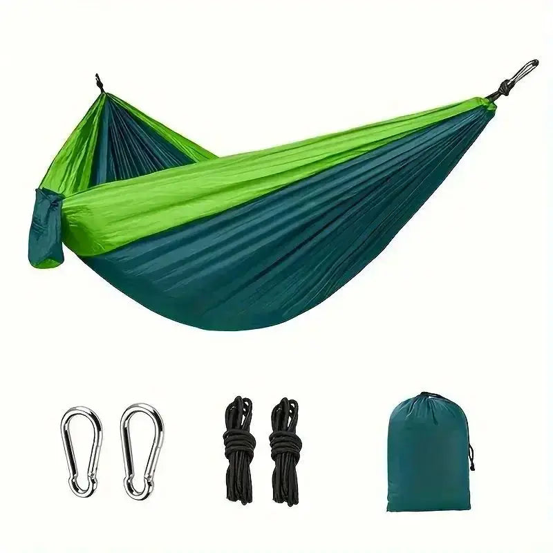 Outdoor Camping Hammock Portable Hammock Beach Backyard Courtyard Hiking Anti Rollover Double Hammock Outdoor Camping Equipment from China
