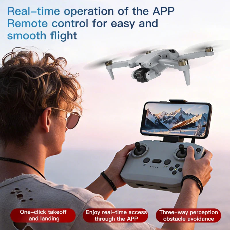 New D66 Drone with Large Screen Brushless Motor Obstacle Avoidance Remote Control Aircraft for Outdoor Entertainment from China