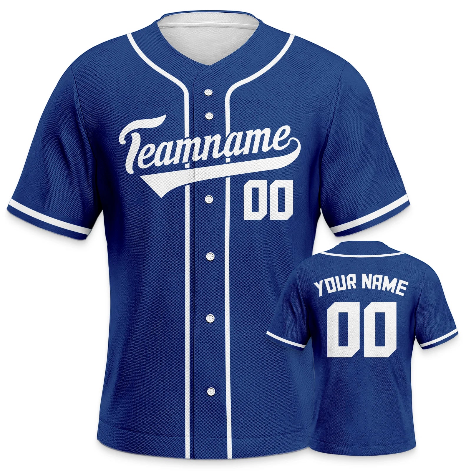 Custom Baseball Jersey for Youth Plain Personalized Baseball Uniform with Printed Team Name, Your Name and Number