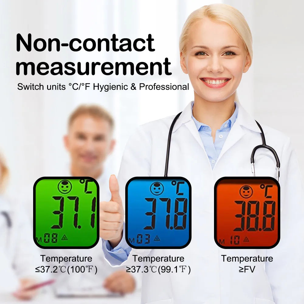 Medical No-Touch Thermometer for Adults and Kids, 1-Second Fast Reading
