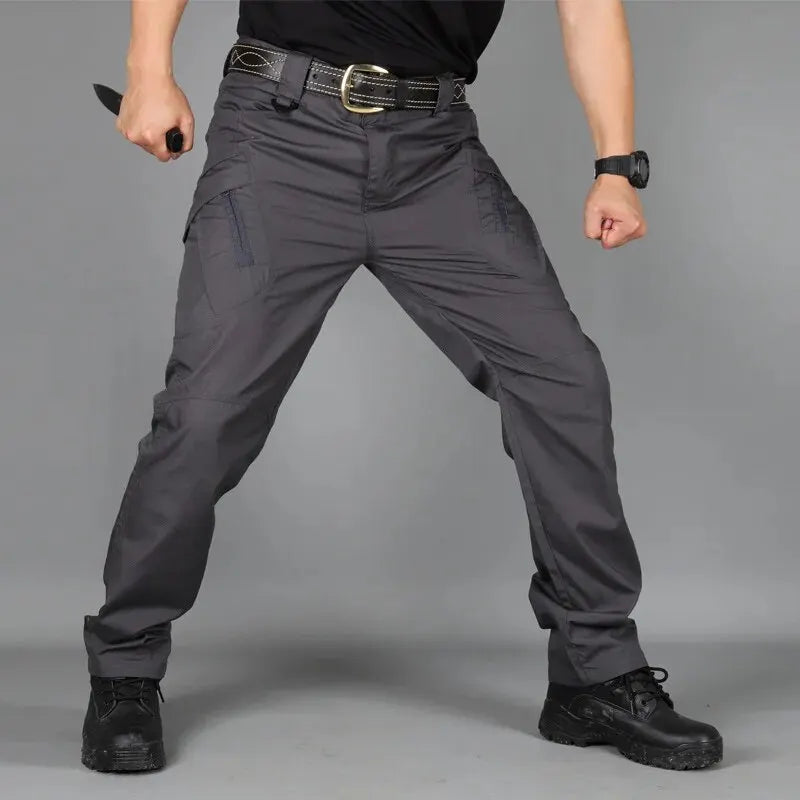Military Tactical Pants Cargo Men Waterproof Trousers Casual Pants Wear-resistant Multi-pocket Outdoor Hiking Work Trousers Male from China