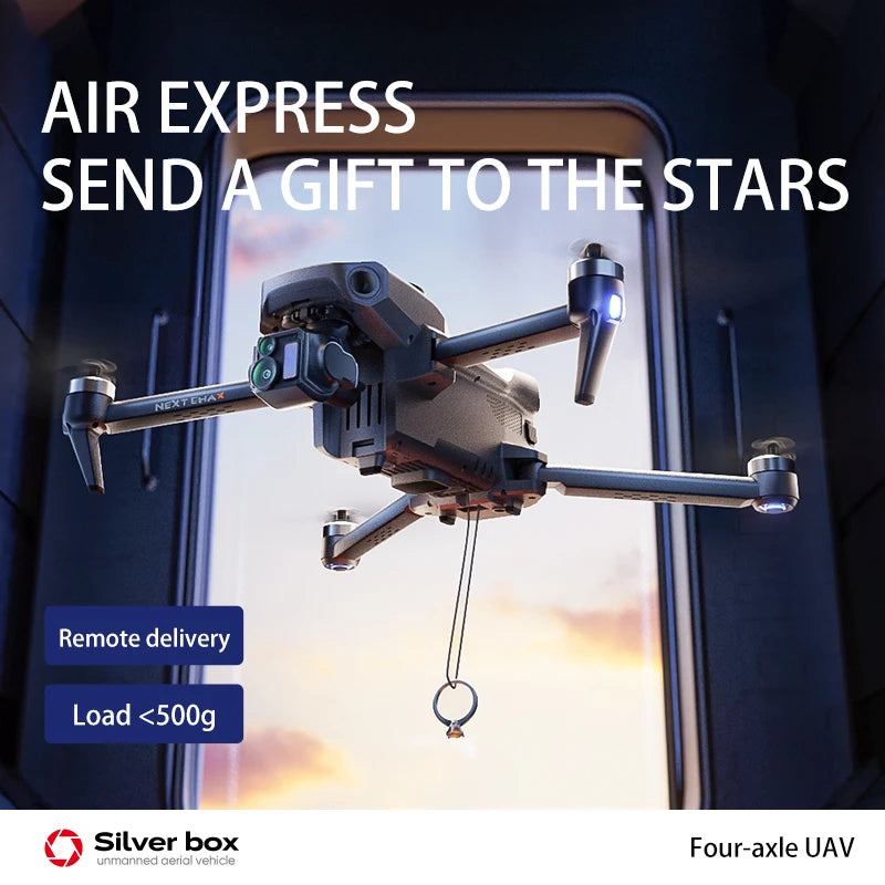 Professional GPS Drone 8K With Screen Remote Control 20km Digital Image, Laser Avoidance