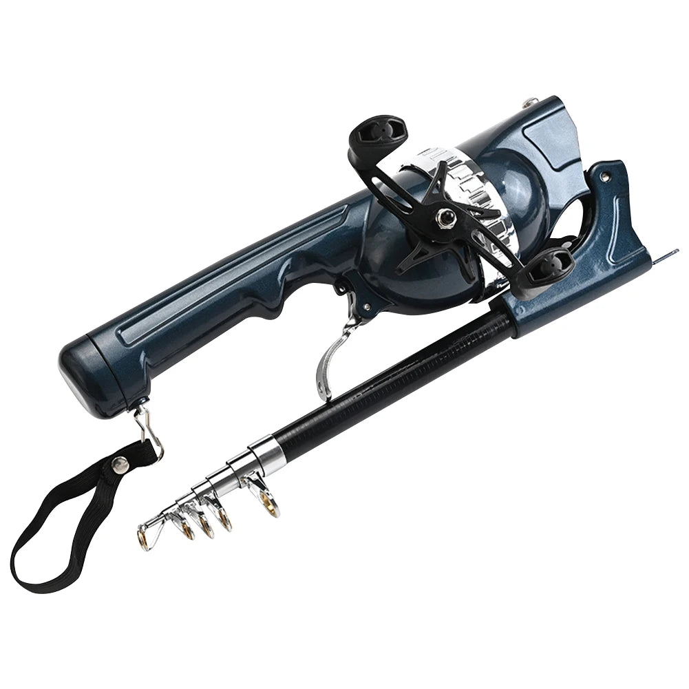 Portable Folding Travel Rod and Telescopic Spinning Rod with Reel