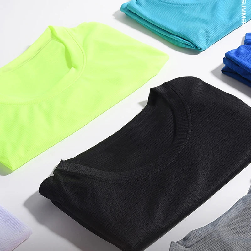 Men's Oversized Short Sleeve Quick Dry T Shirt