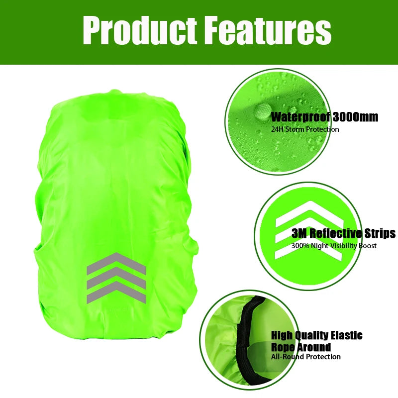 Reflective Backpack Waterproof Cover