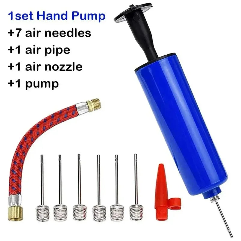 10Pcs/Set Portable Mini Hand Air Balls Pump Inflator Inflatable Kit with Needle for Soccer Basketball Football Volleyball Balls from China
