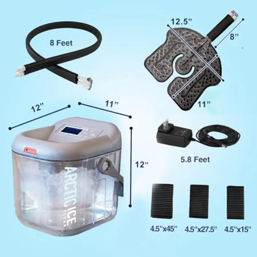 Gen 2 Circulating Cold Water Therapy Ice Machine for Knee, Elbow, Shoulder and Back