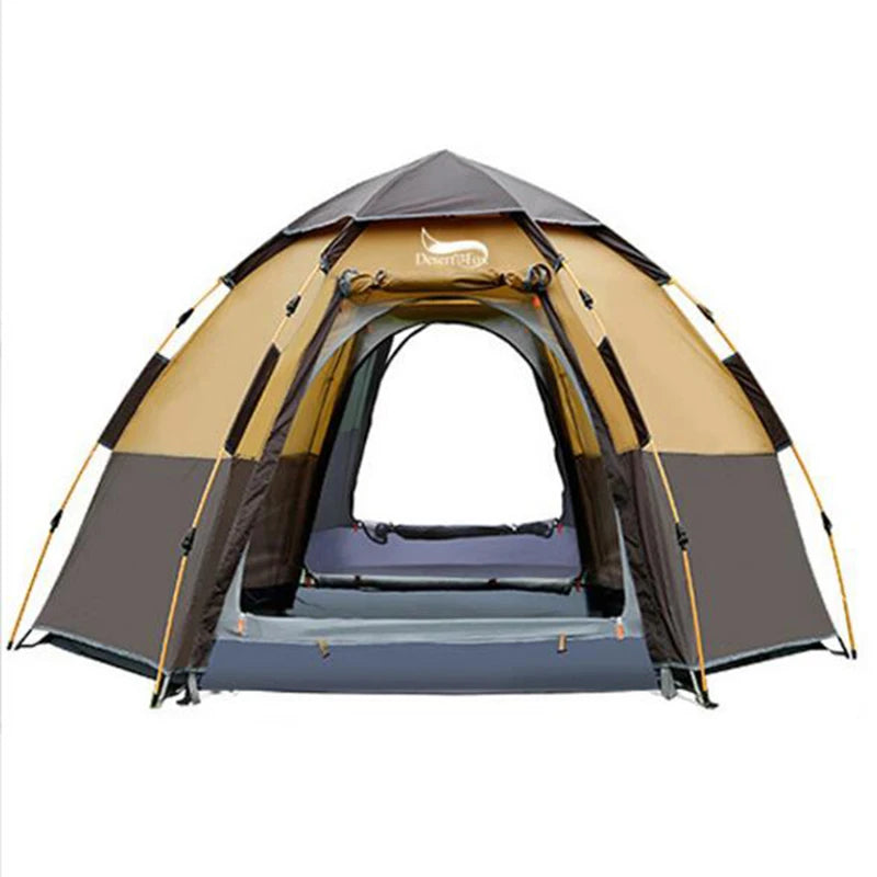 Desert & Fox Pop-up Automatic Tent 3-4 Person Instant Camping Tent Backpacking Family Dome Tents for Camping Hiking Travelling from China