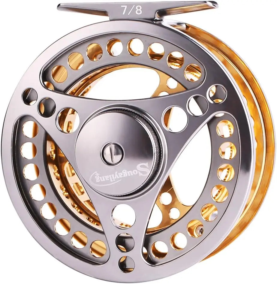 Complete Fly Fishing Starter Kit with 9ft 5/6 Weight Carbon Fiber Rod and CNC Aluminum Reel, Includes Case and Accessories