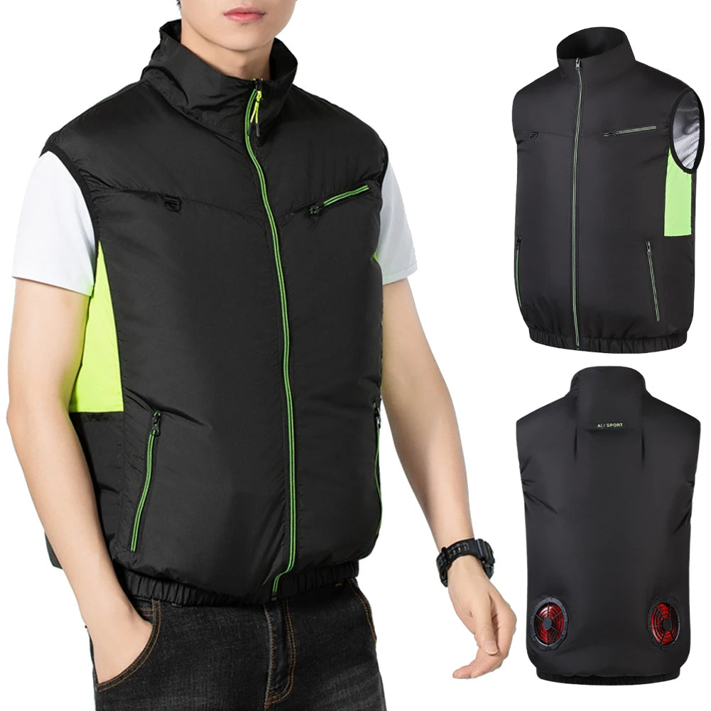 Air Conditioned Breathable Cooling Fan Vest
