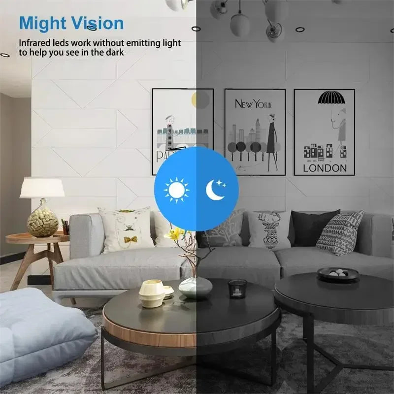 Lenovo Wireless Camera 4K Surveillance Security Video Cam Night Vision Motion Detect Camcorder Mini Cam Monitor Smart Home from China
