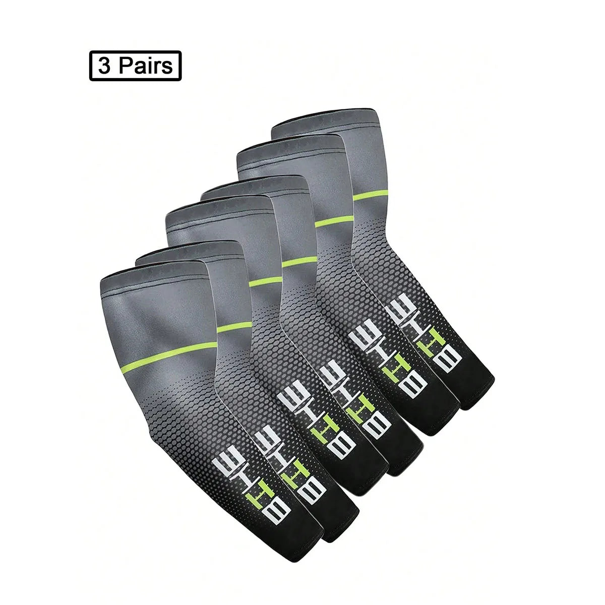 1/3 Pairs Cool Men Cycling Running Bicycle UV Sun Protection Cuff Cover Protective Arm Sleeve Bike Sport Arm Warmers Sleeves from China