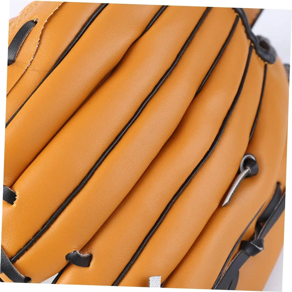 10.5 Inch Thicken Infield Baseball Gloves or Softball Gloves for Youth Sturdy PU Material