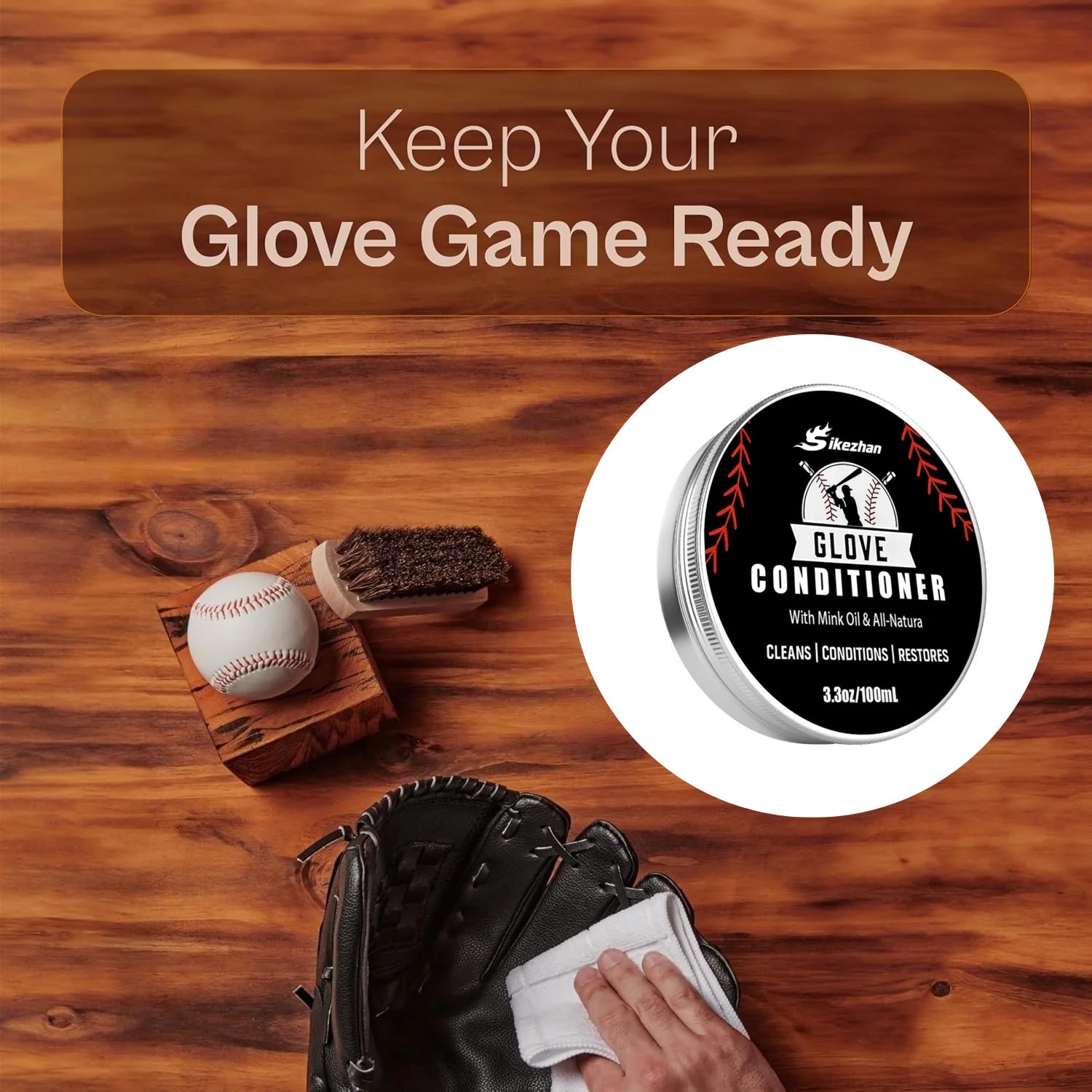 50/100g Leather Conditioner Colorless Odorless Baseball Glove Care Cream