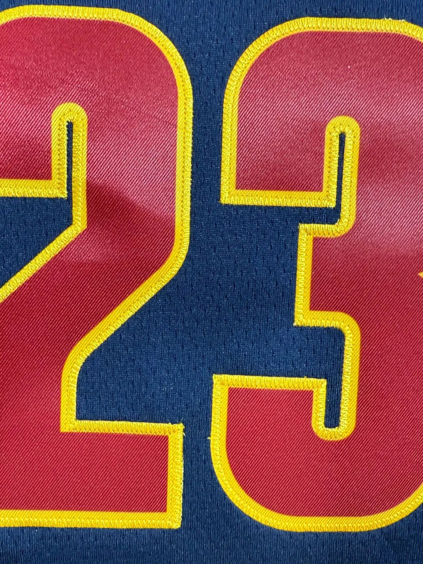 Men's Blue Retro Cleveland Cavaliers LeBron James Basketball Jersey