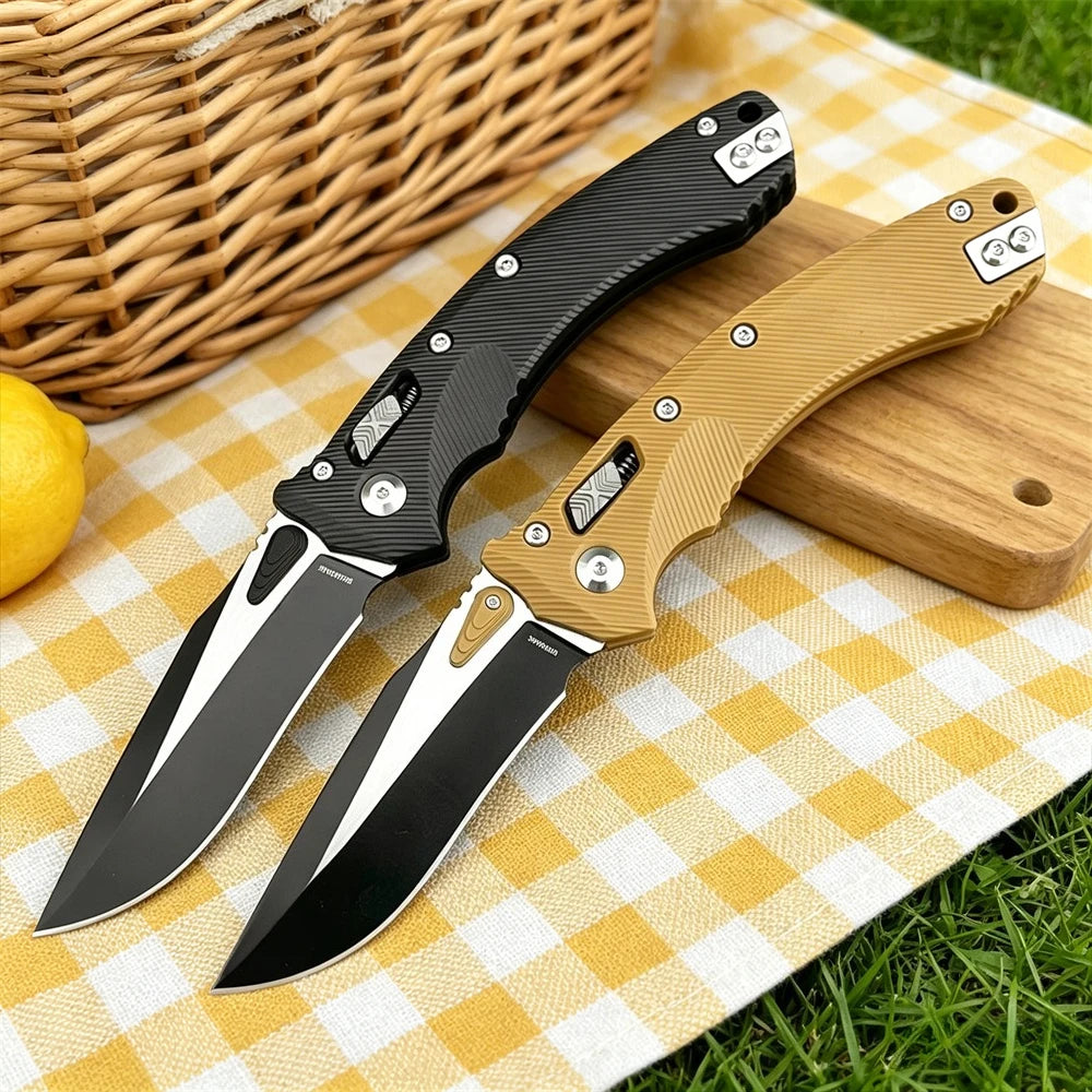 8Cr13Mov Steel Folding Pocket Knife Heavy Duty EDC Gear for Outdoor Camping Fishing Survival Premium Men's Daily Gift