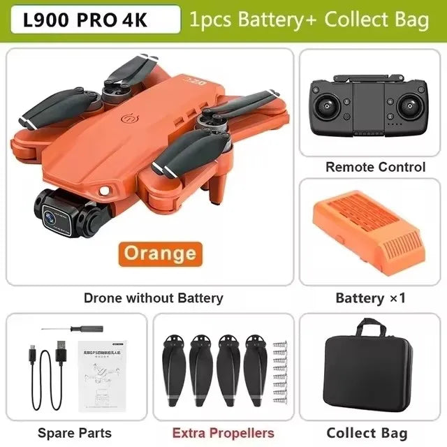 L900 Pro MAX Professional Drone With 4K Camera WIFI 360 Obstacle Avoidance Optical Flow FPV Brushless Motor Quadcopter RC Dron