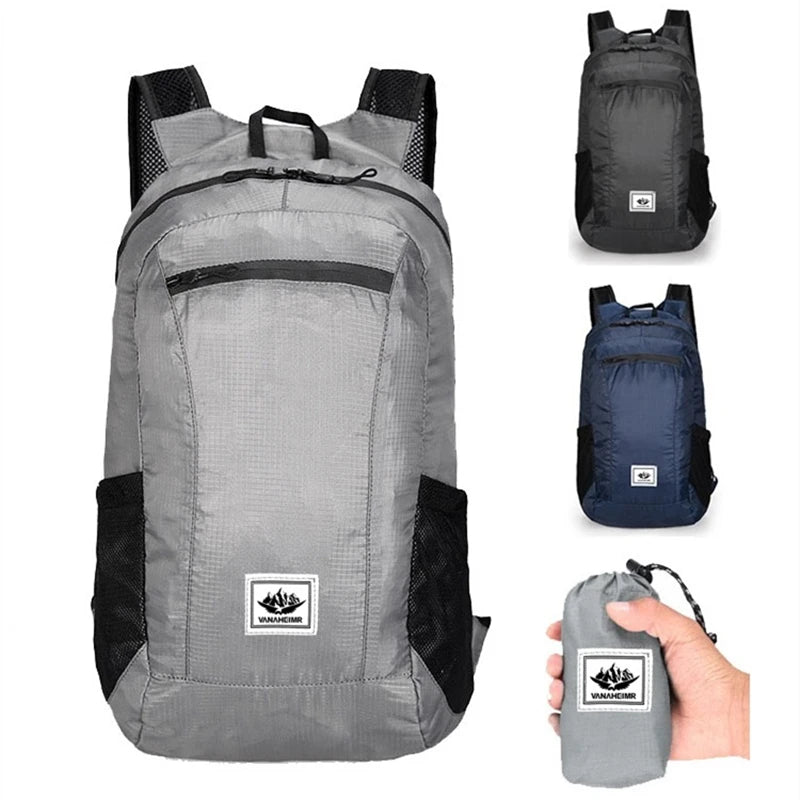 Ultra Light Outdoor Hiking Backpack Convenient Storage Bag Waterproof and Foldable Backpack