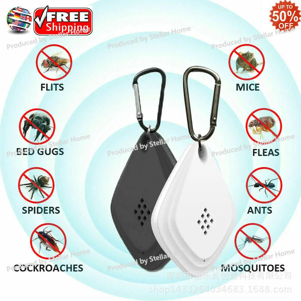 Portable Outdoor Mosquito Repellent Cockroach Repellent Intelligent Frequency Conversion USB Ultrasonic Repellent from China