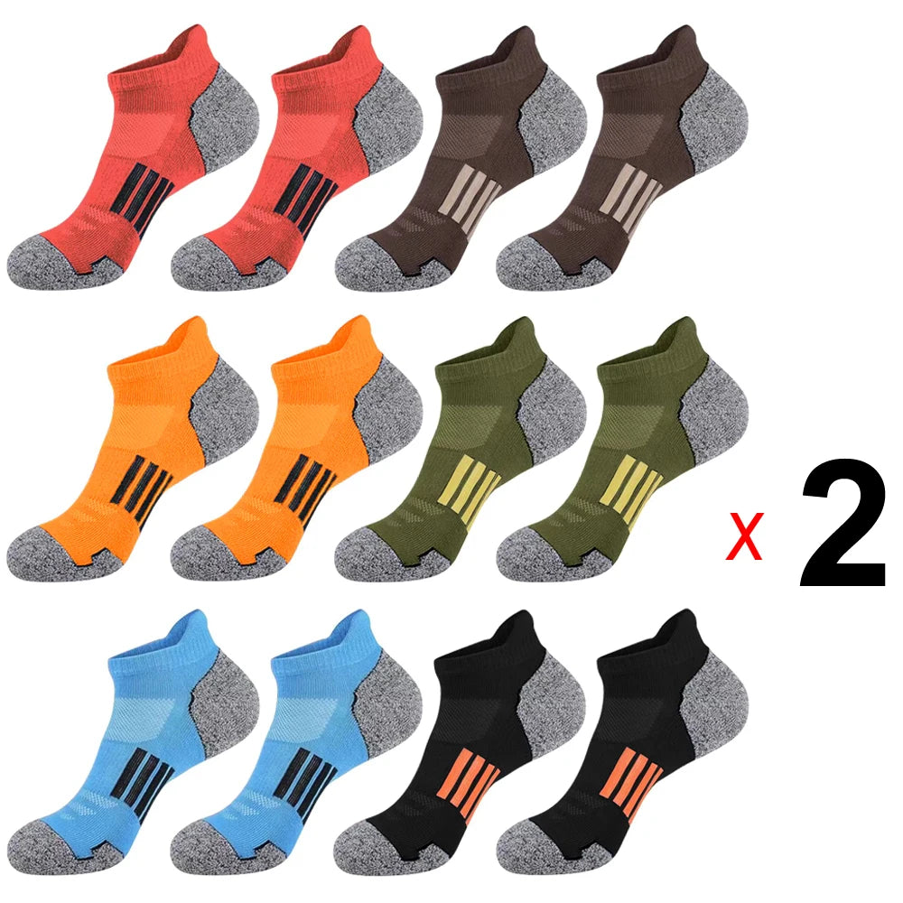 6/12 Pairs Mesh Sweat Absorbing and Breathable Thin Men's Sports Socks Casual Comfortable Non Slip Wear-resistant Men's Socks from China