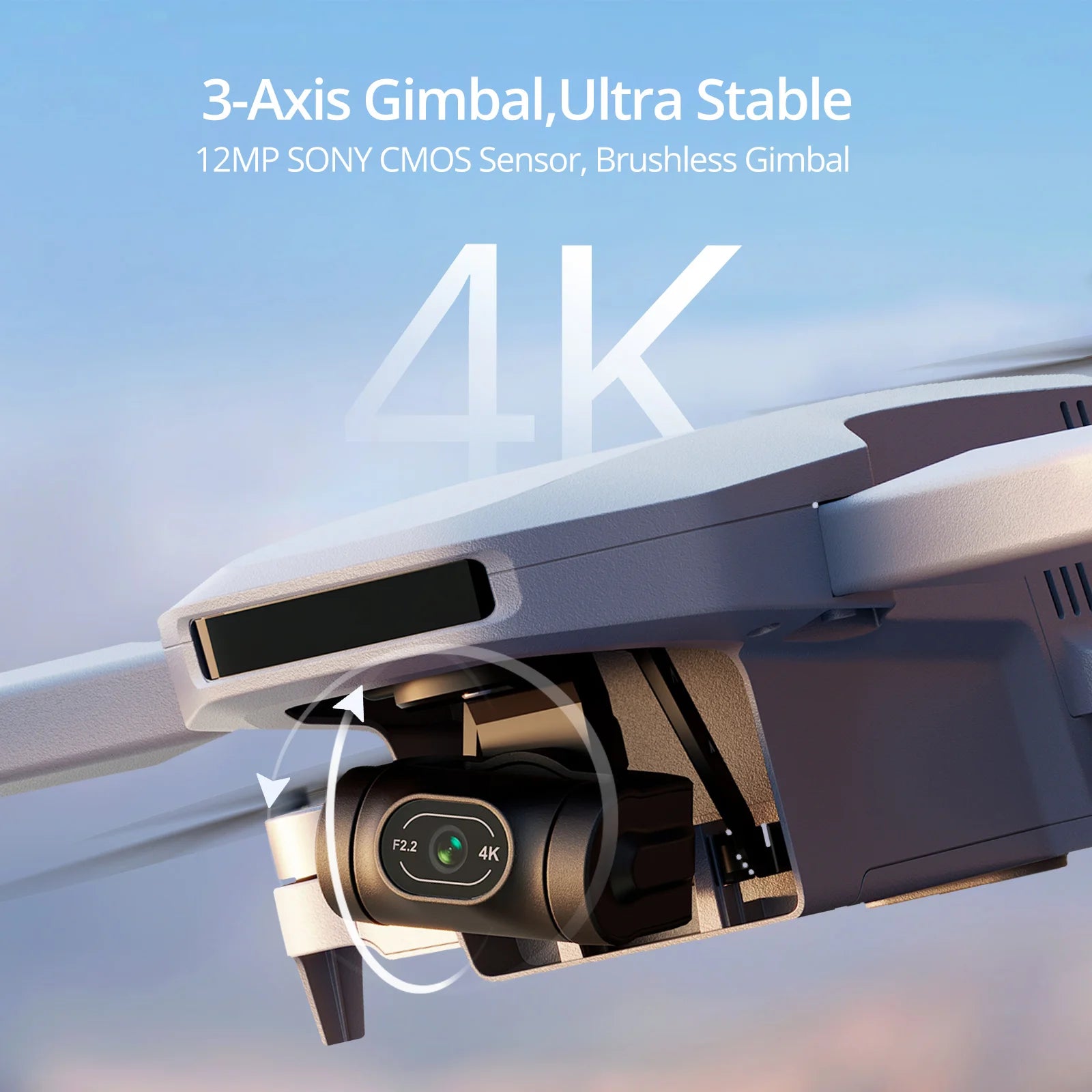Mini Drone 3 Axis Gimbal 6KM GPS 4K Professional Camera Drones Brushless RC
