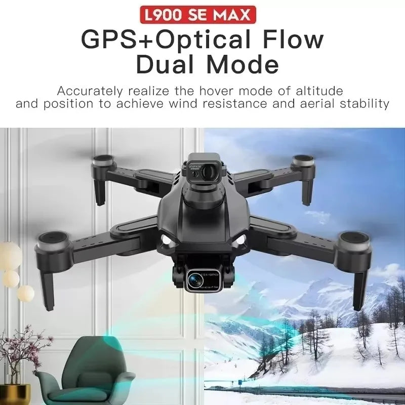 LYZRC L900 Pro SE MAX Drone 4K Professional Dual HD Camera GPS 5G WIFI 360° Obstacle Avoidance Brushless Motor Rc FPV Quadcopter from China