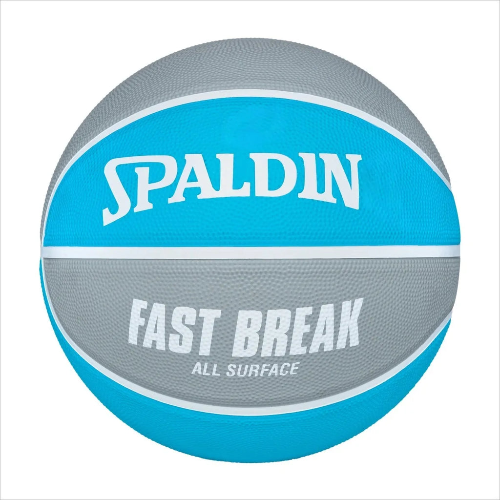 Fast Break All Surface Blue/Silver Basketball Size 7, 29.5"