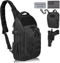 Military Shoulder Bag with Sling for Concealed Carry
