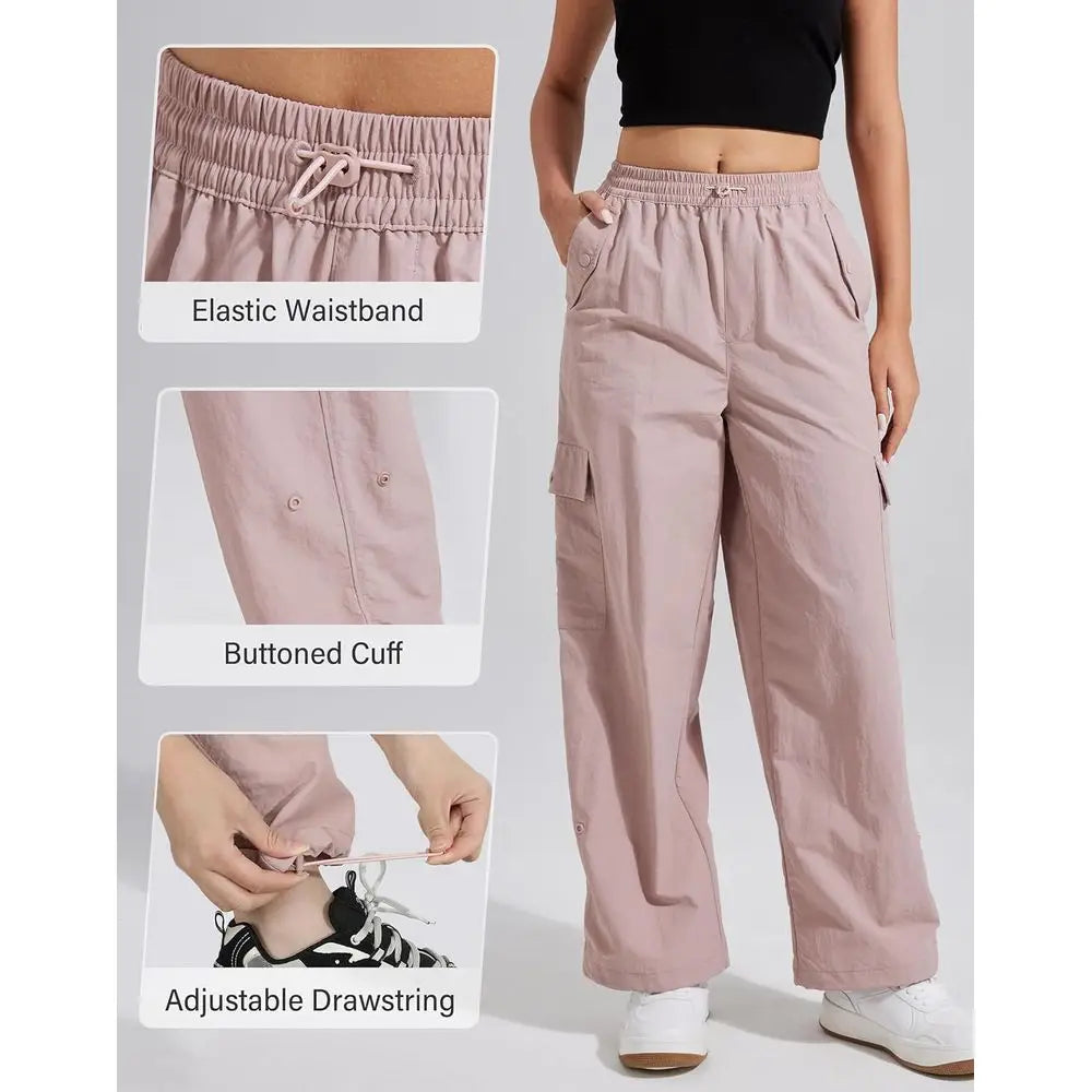 Pioneer Camp Women Parachute Cargo Hiking Pants