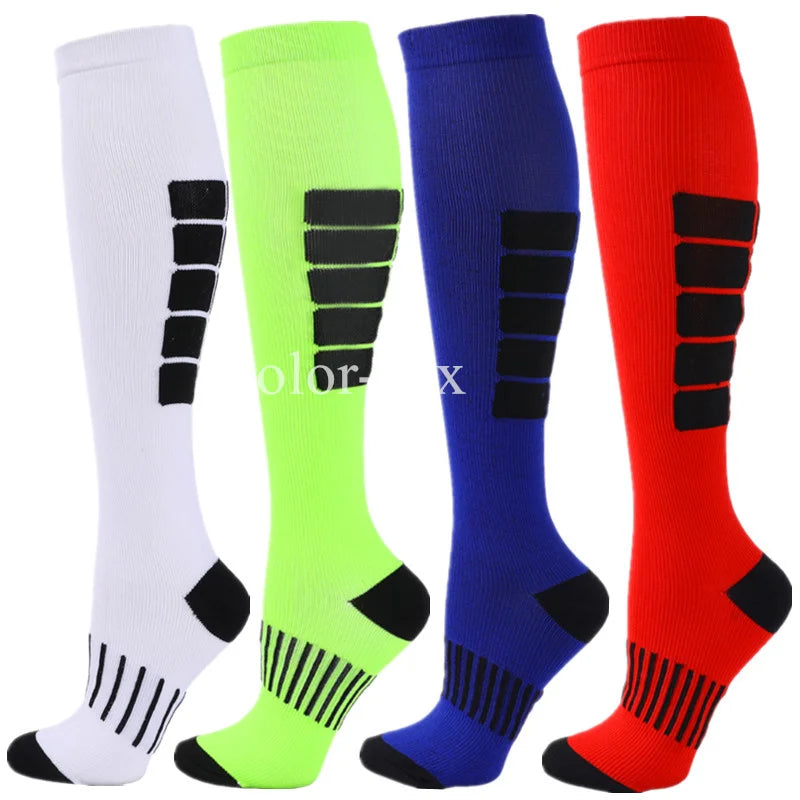 4 Pairs/Pack Compression Socks High Sports Socks