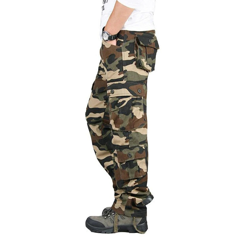 Tactical Men Cotton Outdoor Work Hiking Pants