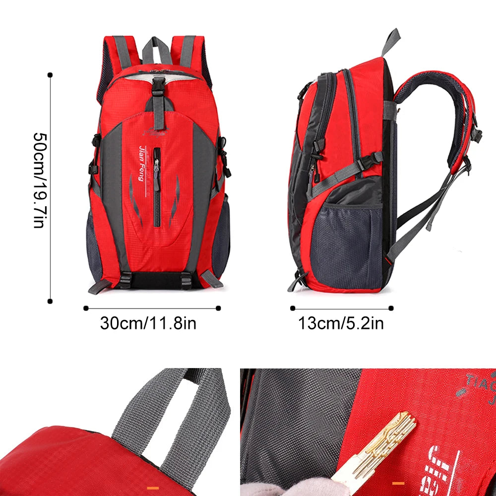 40L Hiking Backpack Waterproof Lightweight – Outdoor Camping Travel Daypack for Men Women, Breathable Laptop Backpack for Hiking from China