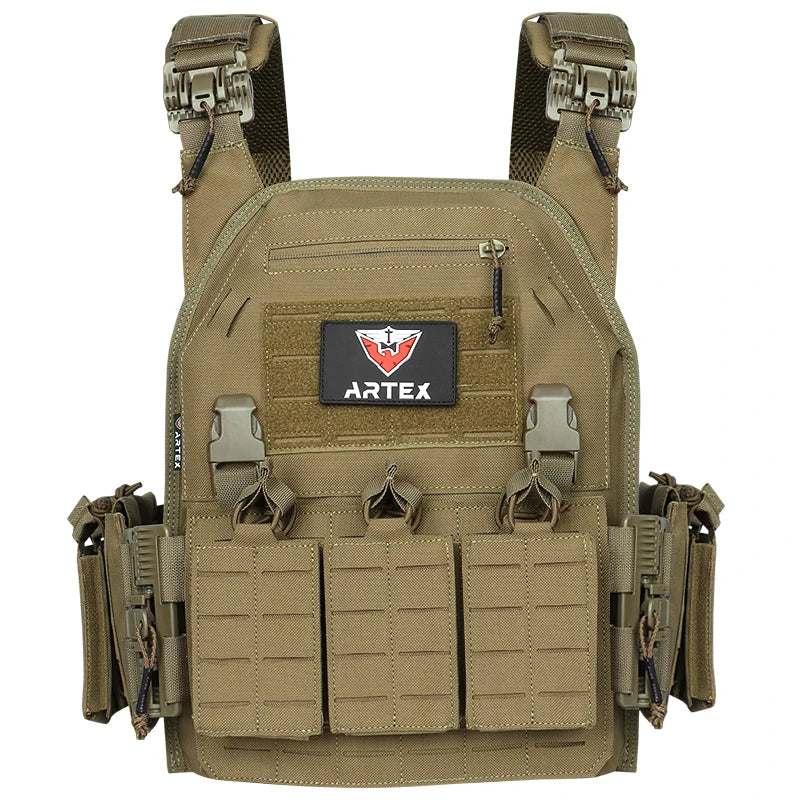 Quick detachable light laser cut tactical vest