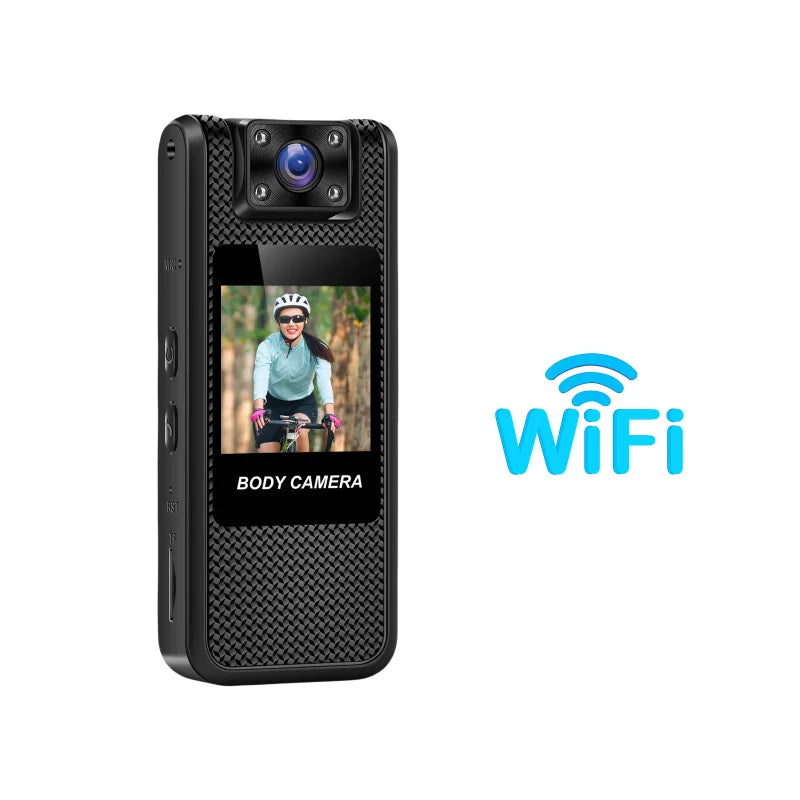 Smart Body Camera Wifi 4K HD Camera Infrared Night Vision Action Camera Outdoor Back Clip Mini Recording Camera from China