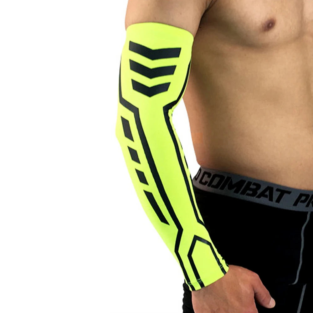 TopRunn 1PCS Sports Compression Arm Sleeves-Athletic & Shooting Sleeve for Youth, Men Women -Football, Basketball & Baseball from China