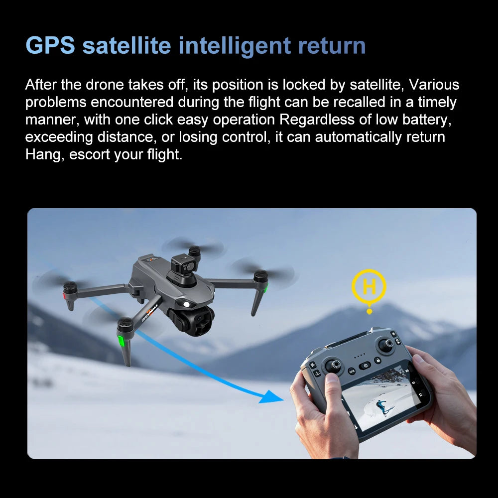 Lenovo V916MAX Drone 8K Dual Camera 5G WIFI FPV Large Screen Remote Control Foldable RC Quadcopter from China