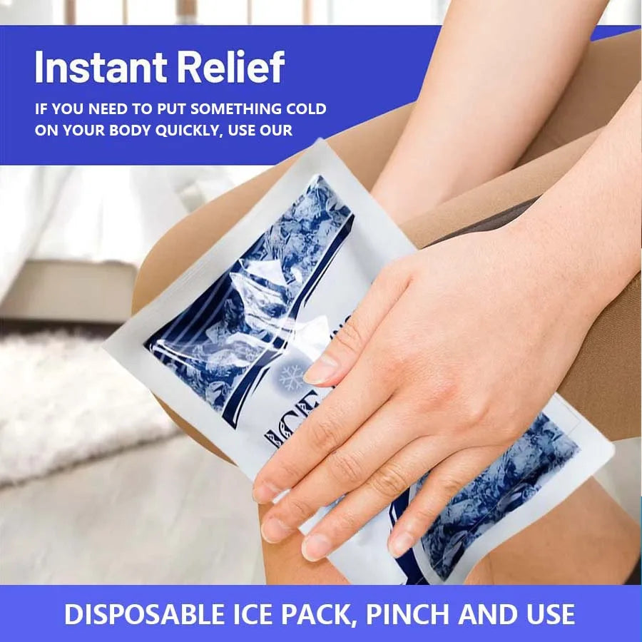 Instant Cold Pack Disposable Ice Packs for Injuries Swelling Inflammation Perfect for First aid Kit (from China)