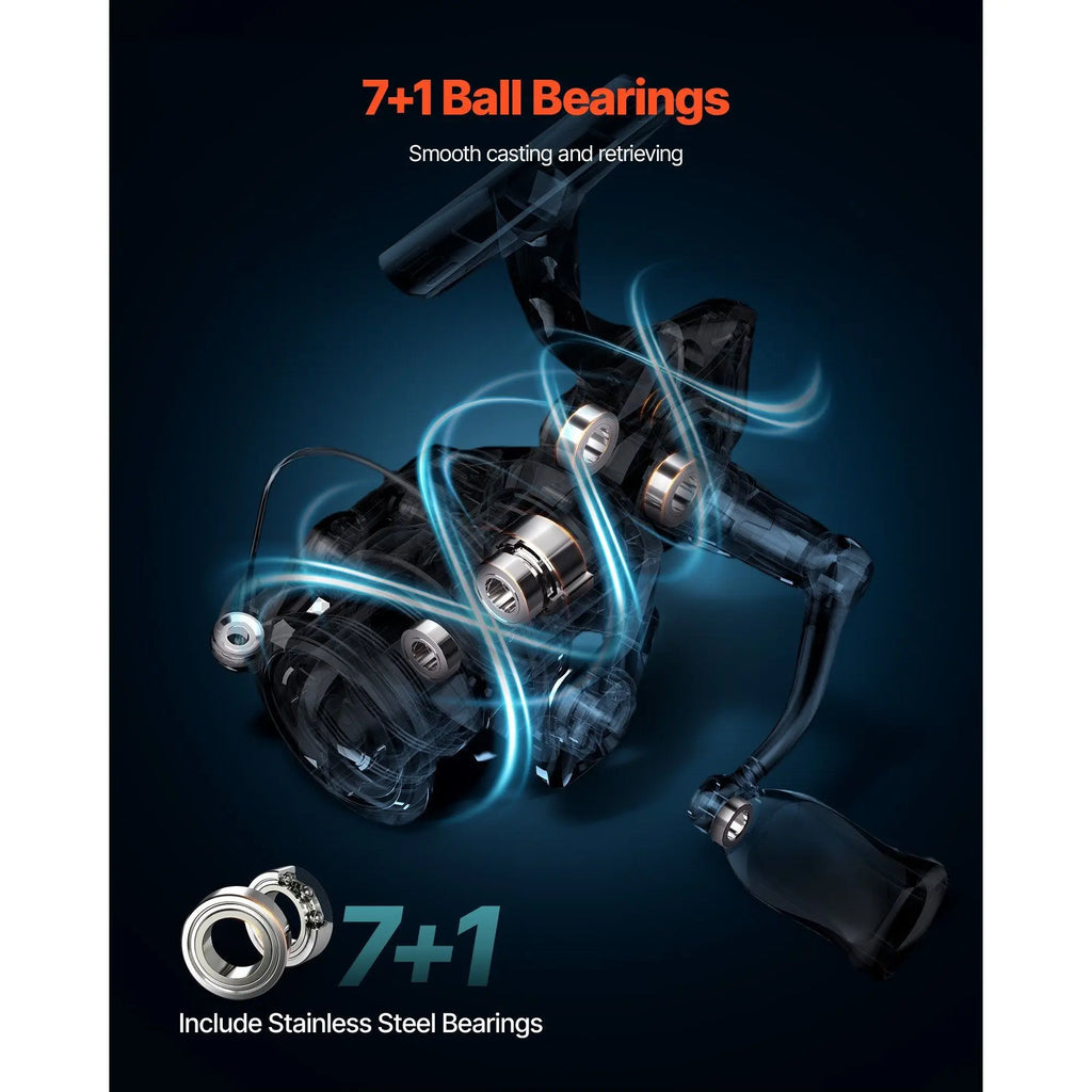 IM7 Carbon Fiber Spinning Rod Reel Combo