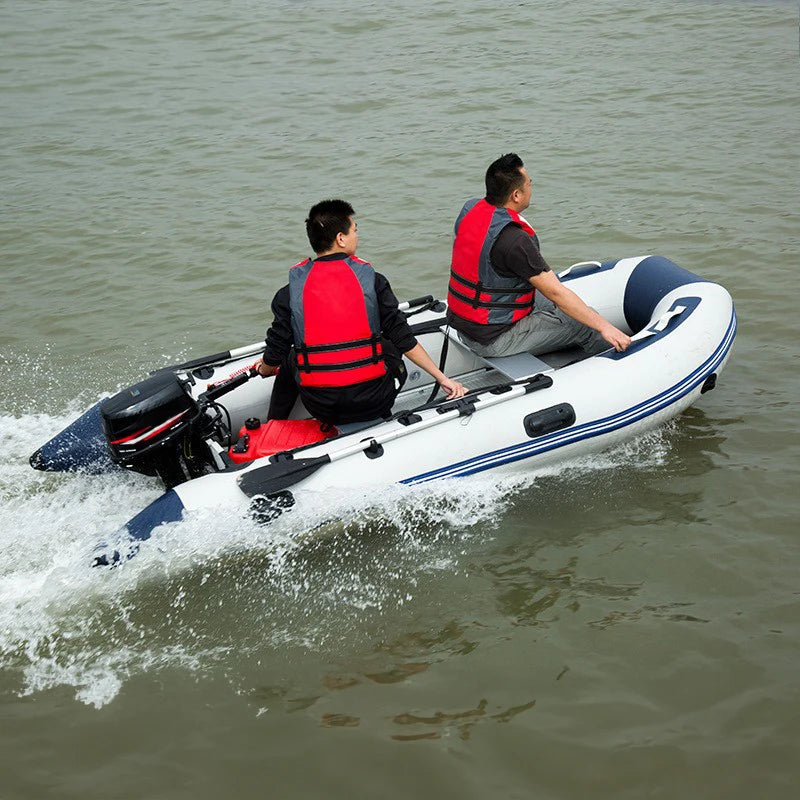 5–6 Person Inflatable Assault Boat 3.8m PVC Fishing Raft with Aluminum Floor with/without Motor