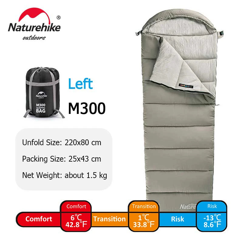 Lightweight Camping Sleeping Bag (Machine Washable)