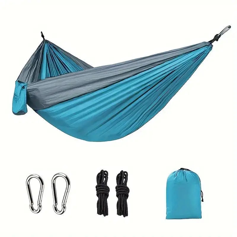 Outdoor Camping Hammock Portable Hammock Beach Backyard Courtyard Hiking Anti Rollover Double Hammock Outdoor Camping Equipment from China
