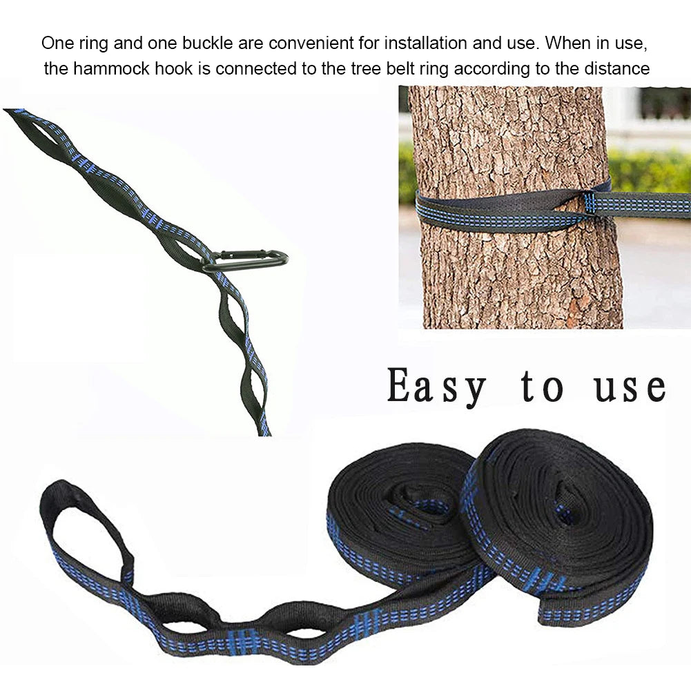 Outdoor High Strength Camping Hiking Hammock Straps