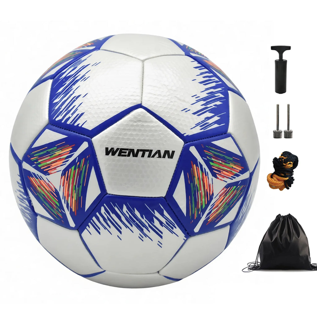 Soccer Ball - Size 5 - PU Leather - Kids And Adults - Home Garden Outdoor - Team Sports - Soccer Balls