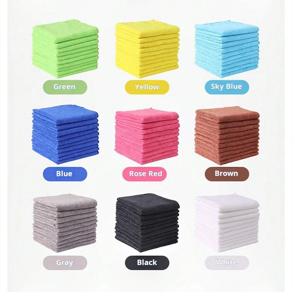 5pcs/10pcs Microfiber Cleaning Cloths