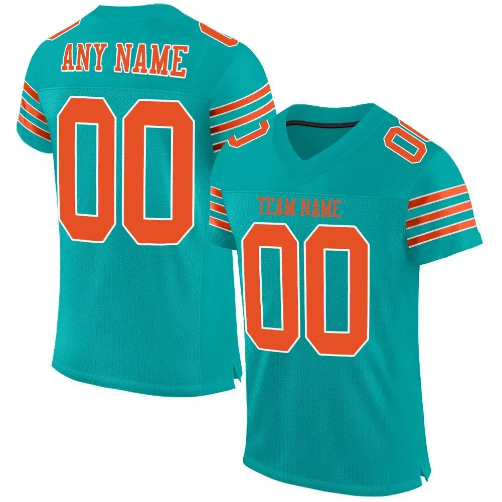 Custom Team Name, Your Name and Number V Neck Soccer Jersey Men